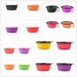Food bowl for pet dog cat silca gel with buckle