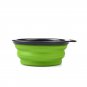 Food bowl for pet dog cat silca gel with buckle