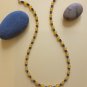 Yellow Jade Necklace. 6mm 8mm 10mm Round Beads. Genuine Natural Jade Stones.
