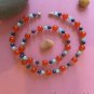 Statement Necklace. Genuine Red Agate, Lapis Lazuli, Amazonite Stones. Inspired By Ancient Egypt.