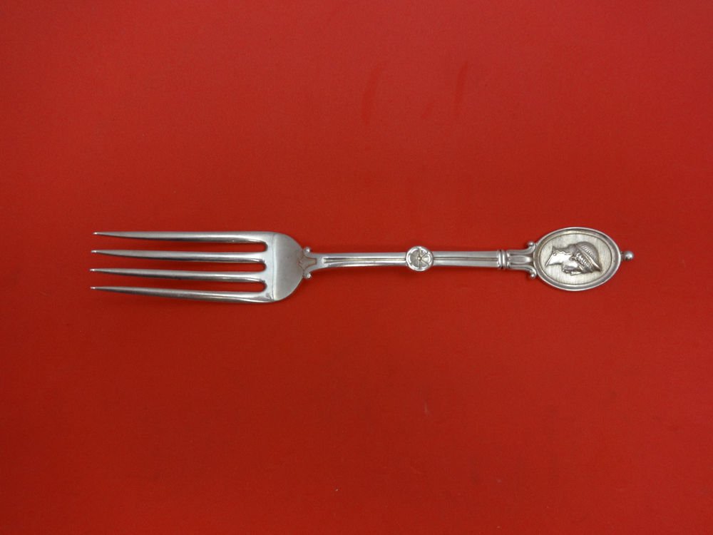 Medallion By Schulz And Fischer Sterling Silver Regular Fork 6 34