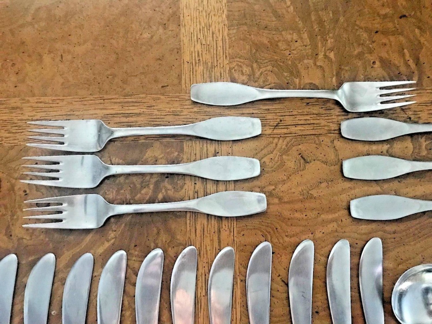 Danish Modern 40pc JUBILE Dana DFA Denmark Stainless Flatware MCM Mid