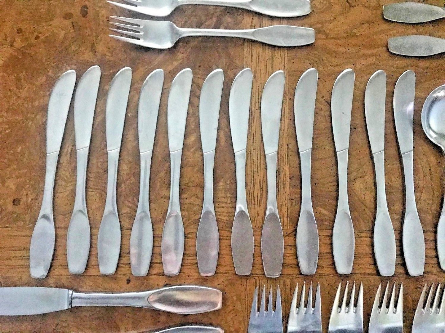 Danish Modern 40pc JUBILE Dana DFA Denmark Stainless Flatware MCM Mid