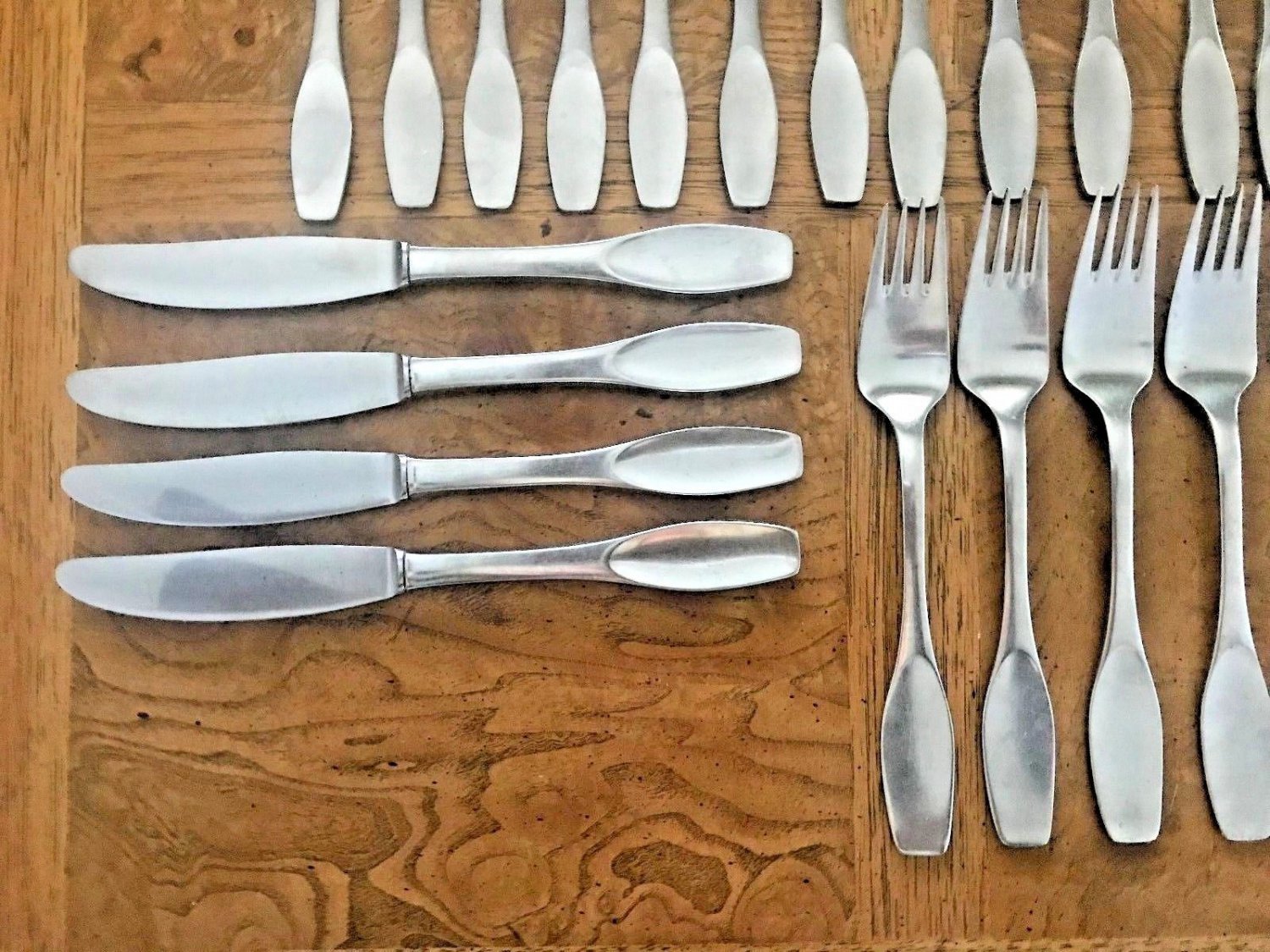 Danish Modern 40pc JUBILE Dana DFA Denmark Stainless Flatware MCM Mid