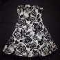 Snap Womens Black & White Floral Halter Dress Size 3