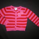 The Children's Place Pink Striped Girls Cardigan Sweater Size 3T