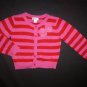 The Children's Place Pink Striped Girls Cardigan Sweater Size 3T