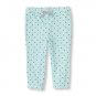 NWT The Children's Place Girls Blue Polka Dot Knit Jogger Pants Size 4T