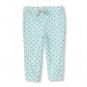 NWT The Children's Place Girls Blue Polka Dot Knit Jogger Pants Size 4T
