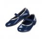 NWT Crazy 8 Toddler Girls Navy Blue Silver Mary Jane Shoes Size 5