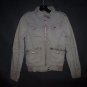 H&M Divided Womens Gray Spring Fall Bomber Jacket Size 2