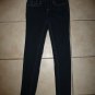 YMI Junior Women's Black Denim Skinny Jeans Size 0