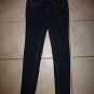 YMI Junior Women's Black Denim Skinny Jeans Size 0