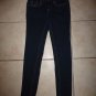 YMI Junior Women's Black Denim Skinny Jeans Size 0