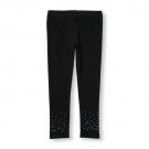 NWT The Children's Place Girls Black Studded Leggings XS Size 4