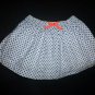 OshKosh Toddler Girl White Blue Polka Dot Skirt Size 2T