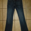 New London Junior Womens Blue Denim Boot Cut Jeans Size 27 3/4
