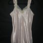Tiffany's Closet Women's Pink Silky Satin Lace Robe & Night Gown Set Size Large