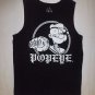 Popeye Men's Black Tank Top Shirt Medium