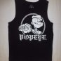 Popeye Men's Black Tank Top Shirt Medium