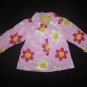Headquarter's Girls Pink Floral Rain Coat Jacket Size 3T