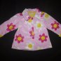 Headquarter's Girls Pink Floral Rain Coat Jacket Size 3T