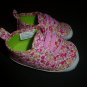 Rugged Bear Baby Girls Pink Floral Crib Shoes Sneakers Size 3