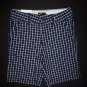 NWT European Cubus Boys Plaid Blue Adjustable Waist Shorts 5