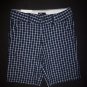 NWT European Cubus Boys Plaid Blue Adjustable Waist Shorts 5