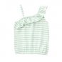 NWT Gymboree Fruit Punch Girls Striped Mint Green 1-Shoulder Tank Top Shirt 12