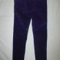 Kut from the Kloth 'Diana' Women's Purple Skinny Corduroy Pants Size 8