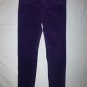Kut from the Kloth 'Diana' Women's Purple Skinny Corduroy Pants Size 8