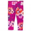 NWT Crazy 8 Girls Pink Floral Leggings Size 4T