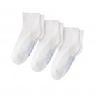 NWT Gymboree Boys White Sport Socks 3-Pack 5-7