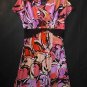 Scarlett Womens Floral Short Sleeve Dress Size 12