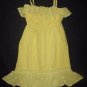 Gap Girls Yellow Sleeveless Lace Ruffle Easter Dress Size 3T