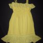 Gap Girls Yellow Sleeveless Lace Ruffle Easter Dress Size 3T