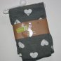 NWT Crazy 8 Toddler Girls Green Sparkle Hearts Valentine's Leggings Size 5T
