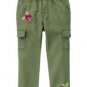 NWT Crazy 8 Toddler Girls Green Sparkle Hearts Valentine's Leggings Size 5T