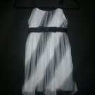 Holiday Editions Black White Silver Sequin Girls Christmas Holiday Dress 7-8