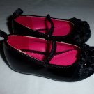 Healthtex Baby Girls Black Mary Jane Dress Shoes Size 2