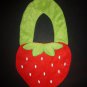 NEW Carter's Red Strawberry Baby Girl Terry Cloth Teething Bib