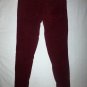 Merona Women's Burgundy Dark Red Extensible Stretch Corduroy Pants Size 2