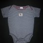 Baby Gap Boys Blue Striped Bodysuit & Beige Overalls 4th of July Outfit 6-12 M