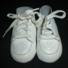 Foot Mates Baby Boys White Leather Sneakers Crib Shoes 3-6 Months