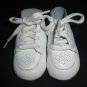 Foot Mates Baby Boys White Leather Sneakers Crib Shoes 3-6 Months