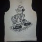 Popeye Men's White Tank Top Shirt Medium
