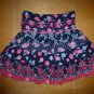 Pumpkin Patch Blue Floral Girls Skirt Size 4