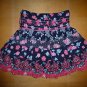 Pumpkin Patch Blue Floral Girls Skirt Size 4