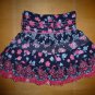 Pumpkin Patch Blue Floral Girls Skirt Size 4